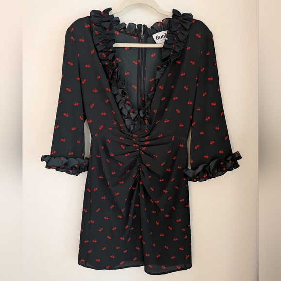 Rouje Yvette Cherry Mini Dress - Picture 3 of 7